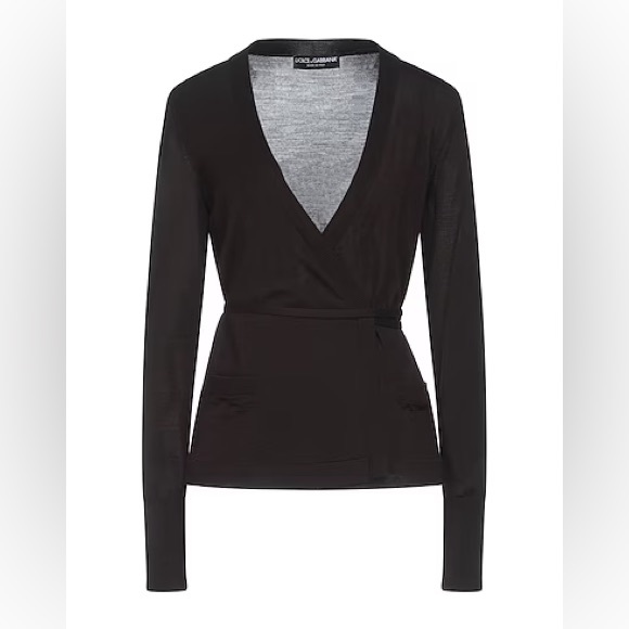 Dolce and gabbana brown cardigan